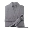 100% bomullsbadrock för män Långt tjock absorberande Terry Bath Robe Kimono Men Handel Badrob plus sömnkläder Kvinnor Dressing Gown 240113