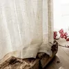 Modern cotton linen curtain yarn linen color curtains blinds for bedroom living room study curtain living room custom curtain 240113