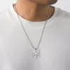 Collane con ciondolo Cool Spada Spine Collana Catena di perline Per uomo Fidanzato Punk gotico Acciaio inossidabile Colore oro Gioielli Regalo Lusso leggero