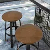 Cadeira cobre banco de bar redondo macarrão mesa de comedor redonda madeira mesa de jantar substituição de assento