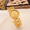 Luxury Women's Watch Vintage Wild Personality Steel Inlaid With Rhinestone 24k Gold Valentine Gift 240112