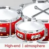 Kinder Musikinstrument Spielzeug 5 Trommeln Simulation Jazz Drum Kit mit Drumsticks Pädagogisch für Kinder 240112