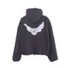 Fashion casual men's wear designer luxury KanyeS autumn and winter new peace pigeon hooded loose fashion men's and women's knitwear