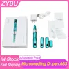 Professionnel Dr pen Ultima A6S avec 2 pièces aiguille sans fil Microneedling Dermapen puissant aiguilletage de la peau mésothérapie Derma stylo timbre Micro aiguille rouleau