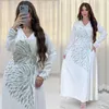 Etniska kläder marockanska abaya diamanter eleganta muslimska kvinnor satin lång maxi klänning dubai kaftan kväll eid fest ramadan klänning jalabiya