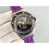 Ap designer relógios relógio para homens esqueleto dial relojes ativo tourbillion superclone movimento mecânico uhr armazenamento 75h montre royal oak luxe watchbox VZ02