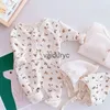 Rompers Miancel Autumn Baby Ubrania dzianinowe romper swobodny strój H240508