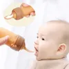 زجاجات أطفال جديدة# زجاجة رضيع ملعقة زجاجة Teether Baby Silicone Rice Paste Fruits Feeding Squeeze Bottle Spoon Feeder Newborn Baby