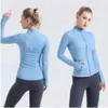 Designer-Jacken für Damen, Reißverschlussjacke, schnell trocknende Yoga-Kleidung, langärmelig, Daumenloch, Training, Laufjacke, Damen, Slim, Fitness, Coa 50