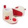 Boots Christmas Born Baby Fleece Booties Slippers Soft Anti-Slip First Walkers Deer Winter Warm Thicken Crib Shoes Snow