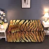 Stol täcker personligt tigermönster elastisk soffa täcker fyra säsonger dammtät och fläckbeständig singel all-inclusive trendig