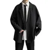 Mens Suits Blazers Suit Jacket Autumn Flow Plankton Handsome Fashion Solid Color Loose Casual Drop Delivery Ot6D3