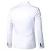 남자 양복 편안한 패션 남성 탑 코트 캐주얼 칼라 일일 복장 재킷 폴리 에스테르 일반 슬림 피트