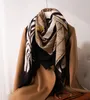 135 سم Zebra Pegasus Wool Scarf Silk 140 مصمم Cashmere Pashmina Fulard Square Shawls for Women Stole Horse Print 240112