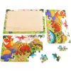 3D Puzzels 30 Stuks Houten Puzzel Kinderen Cartoon Dier Voertuig Games Baby Vroeg Leren Educatief Speelgoed voor ldrenvaiduryb