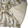 MS Softex Coperta in pelliccia di coniglio naturale Patchwork Real Throw Factory OEM Cuscini morbidi 211227208q