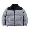 Mens Designer Nord Hiver Coton Femmes Vestes Femmes Lettre Impression Parkas Hommes Couples D'hiver Manteau Visage Fermetures À Glissière Lettres Imprimées Hommes 32