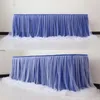 Tulle Tutu Table Skirt for Party Wedding Home Decoration Birthday Baby Shower 240112