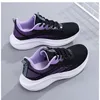 2024 Spring Women Shoes Hiking Running Soft Casual Flat Shoes Fashion Black Pink Beige Gray Trainers Large Size 35-41 GAI