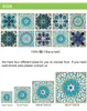 10pcsset Mandala Crystal Hard Film Tiles Wall Stickers Kitchen Bathroom Wardrobe Decoration Art Mural Waterproof PVC Decal 240112