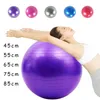 Pvc bolas de fitness yoga bola engrossado à prova de explosão exercício em casa ginásio pilates equipamentos equilíbrio 45cm55cm65cm75cm 240112