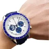 Новейшие мужчины мужские мужские 50th Snoopys 1970 Apollo Limited Edition Lexury Watch Watches Автоматические движения Механическое Джеймс Бонд 007 323P