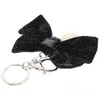 Keychains Bow Keychain Bling For Women Backpack Delicate Car Decor Travel Bag Pendant Charms Handbags Bowknot Purse