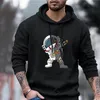 Herentrui pullover sweatshirt met capuchon patroon bedrukt dagelijkse sport straatontwerper basis lente- en herfstkleding 240112