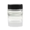 wholesale Antihaftbeschichtetes 5-ml-Glasgefäß aus gehärtetem Glas in Lebensmittelqualität, Wachs-Dab-Glas, Trockenkräuterbehälter mit schwarzem Deckel VS 6-ml-Glasgefäß BJ
