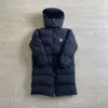 UK Oryginalny Trapstar Long Męska kurtka Down Down Bet Quality Growifled, odłączona haftowana kurtka