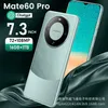 2024 Hot New Mat60pro Cross-Border Mobile Phone 16 1T Large Memory Foreign Trade Smart Phone 7.3 Full HD Screen