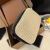 Women splot sprzęgła Raffias Lou Tassel Camera torba męska słoma lusel luksurys designer Travel Crossbody Bag moda lady torebka torebki na ramię