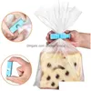 Clips de sac Clip d'étanchéité Conservation des aliments Snack Frais Stockage Joint Scellant Pince Cuisine Outil HH401 Drop Livraison Maison Jardin Housekee Dhvxa