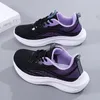 2024 Winter Women Shoes Hiking Running Soft Casual Flat Lightweight Shoes Fashion Black Pink Beige Gray Trainers Large Size 35-41