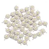 Cordes -50 pièces 1W Diode haute puissance perles LED blanc froid 1 puce WaLamp 3V-3.4V