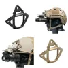 Taktik Opsstyle 3 Delik İskelet NVG Montaj SHOUD ACh/Mich/Ops-Core Fast/Crye Hava Kask FDE ve Siyah Damla Teslimat