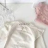 rompers new antumn Baby Bodysuit infant لطيف متماسكة قطعة واحدة فتيات صغيرات Outwear H240508