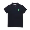 Designer TEE Com Des Garcons PLAY Graues Lächeln Herz Logo Japan Poloshirt Unisex Japan Beste Qualität EURO Größe