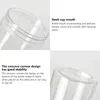 50pcs/Lot 30/50/60/80/100/120/150ML Storage Jars Empty Plastic Jar With Aluminum Lid Cosmetic Containers Face Cream Sample Pot 240113