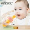 Nya babyflaskor# Baby Feeding Bottle Spoon Teether Baby Silicone Rice Paste spannmål Frukter Matning Squeeze Bottle Spoon Matare Nyfödd babyflaska