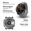 Montres NORTH EDGE montre intelligente hommes moniteur de fréquence cardiaque étanche 50M natation course sport podomètre chronomètre Smartwatch Android IOS