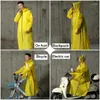 Стильные плащи, длинная распродажа, дождевик с капюшоном, дождевик, экологическая куртка, 2024, на молнии, для женщин/мужчин, мотоциклетное пончо для пешего туризма