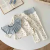 Pajamas Baby Girl Boy Clothes Set Flower Print Top+Pant+Bib 3Pcs Infant Toddler Pajama Loungewear ld Sleepwear Kids Bodysuit 6M-5Yvaiduryb