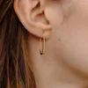 Orecchini a cerchio Cerchio di rame Spille per le donne Pendientes Cartilagine Piercing Orecchini a cerchio Gioielleria raffinata Regalo Boucle Oreille Earing