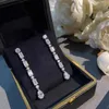 Pendientes colgantes de diamantes con gota de agua, pendientes de plata de ley 925 para boda, joyería para fiesta de compromiso y promesa nupcial 240113