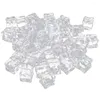 Вазы Акриловые кубики льда Поддельные многоразовые искусственные кубики Прозрачный реквизит для постографии