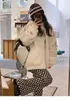 Pelliccia da donna 2024 Cappotto invernale Patchwork Leopardo Colletto rovesciato Cappotti Oversize Neon Green Faux Lana Calda Giacca da donna Streetwear