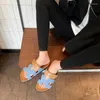 Terlik Kalın Tumlu Kadınlar Deri Dış Ayakkabılar Sandalet Platformu Flip Flops Zapato Para Mujeres Pantuflas