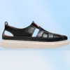 Sandals Men Mens 2021 Summer Roman Handmade Leather Hollow Treamble Sandles عالية الجودة مصمم الأزياء Sandalia Masculina7062556