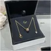 Halsketten mit Anhänger Coco Crush Halskette Argyle Moon Diamond Neu im luxuriösen edlen Schmuck Kette für Damen Anhänger K Gold Herz Designer La Otyeo